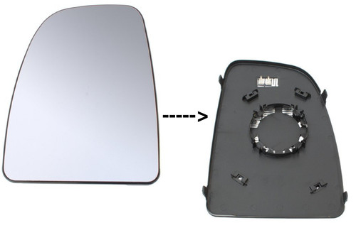 Miroir rétroviseur chauffant - miroir,